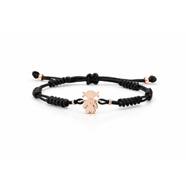 Bracciale Bimba Crivelli in Oro Rosa 18Kt con Diamante